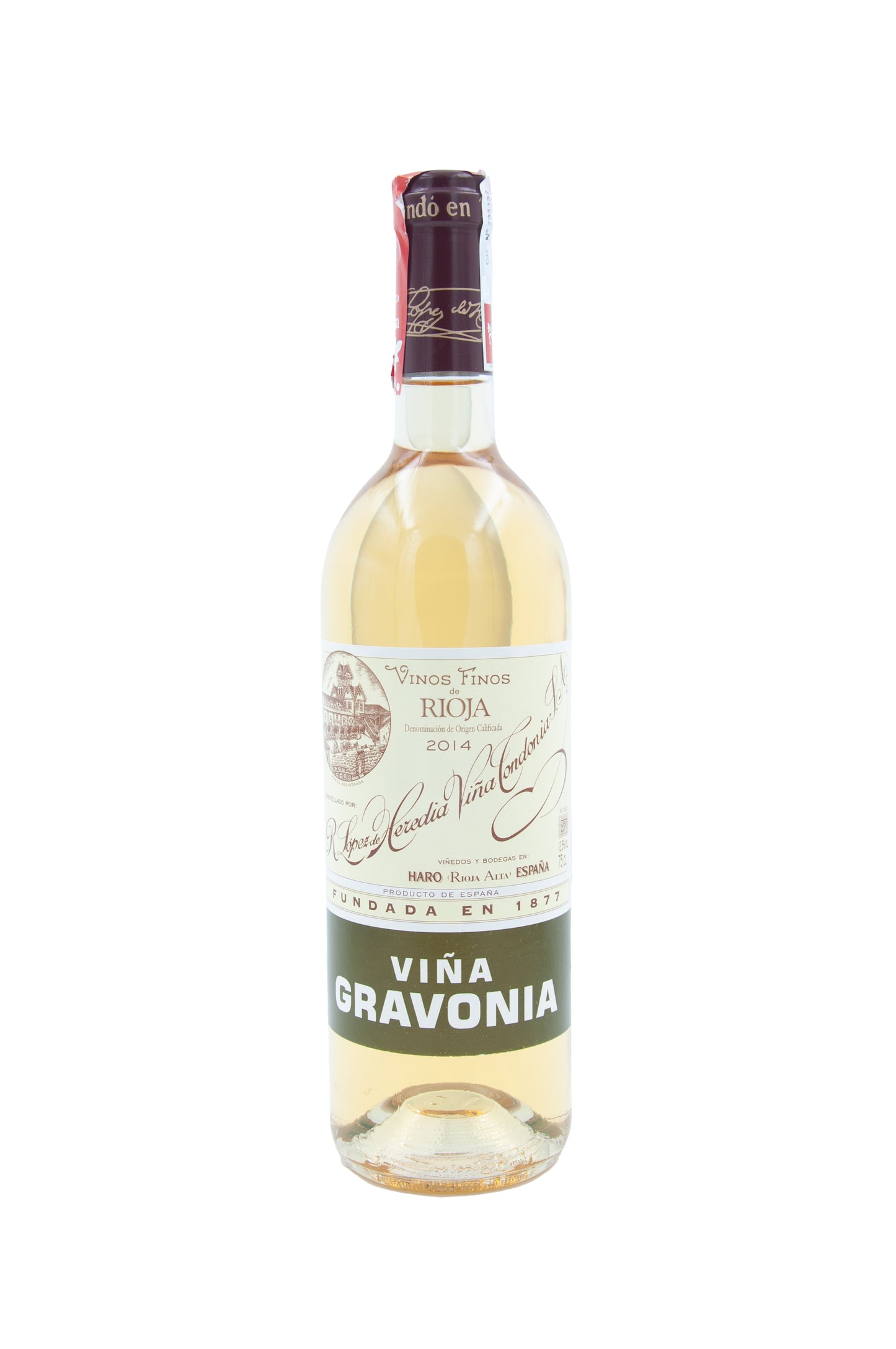 Viña Gravonia Crianza Blanco 2014
